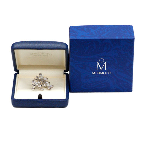 Mikimoto SV Akoya Pearl Brooch Flower Diameter approx. 4.5-4.8mm