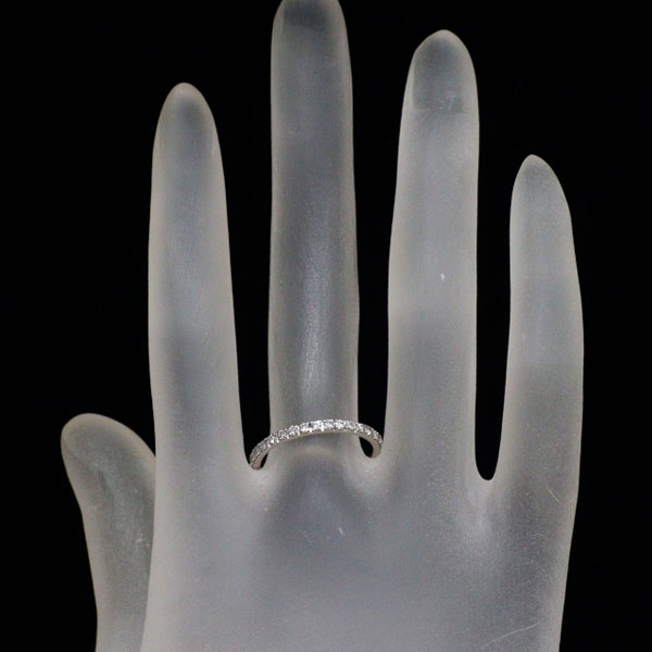 Pt950 ダイヤモンド リング 0.55ct フルエタニティ