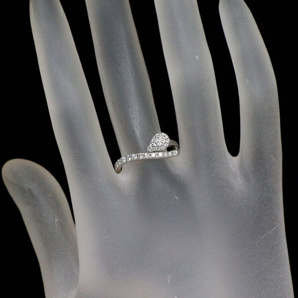 Pt900 ダイヤモンド リング 0.30ct パヴェ