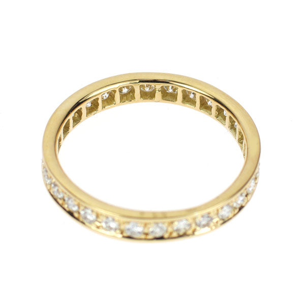 K18YG Diamond Ring 0.56ct Full Eternity