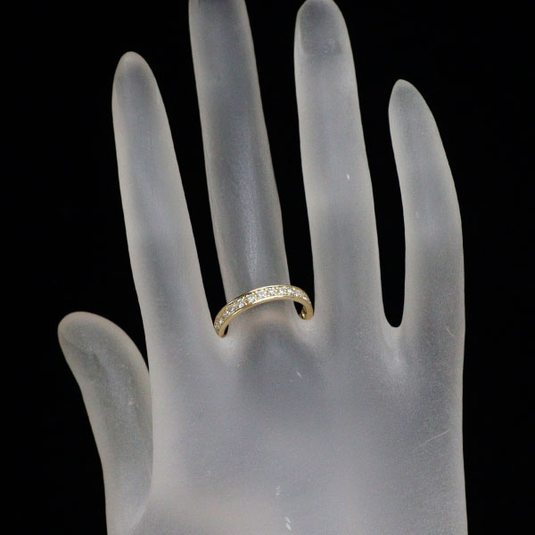 K18YG Diamond Ring 0.56ct Full Eternity