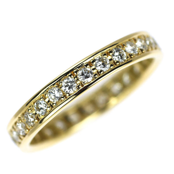 K18YG Diamond Ring 0.56ct Full Eternity