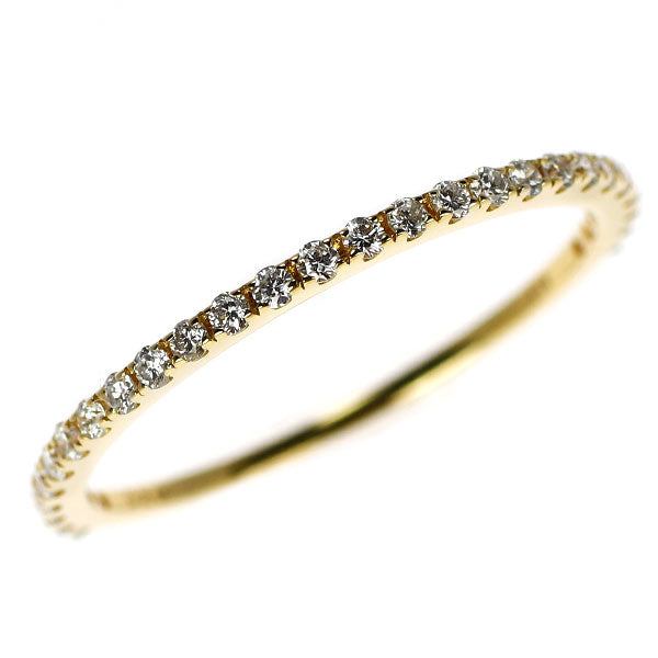 K18YG Diamond Ring 0.25ct Half Eternity