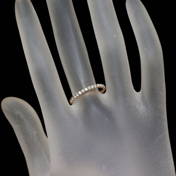 K18PG ダイヤモンド リング 0.32ct ハーフエタニティ