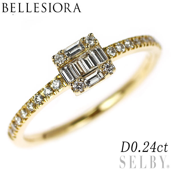 Belsiola K18YG Diamond Ring 0.24ct