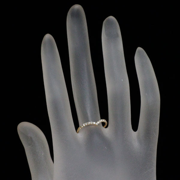 K18YG ダイヤモンド リング 0.20ct V字