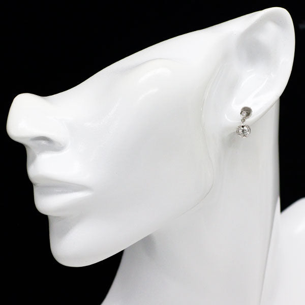 Pt900 ダイヤモンド ピアス 0.333ct D0.10ct