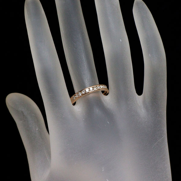 K18PG ダイヤモンド リング 0.30ct