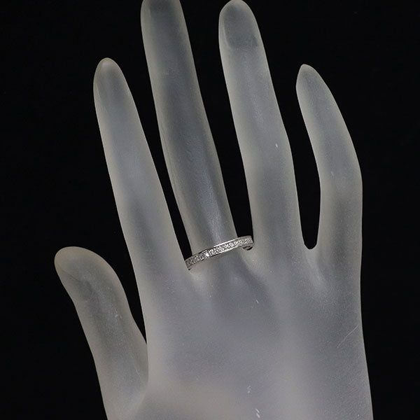 Pt900 Diamond Ring 0.20ct Half Eternity