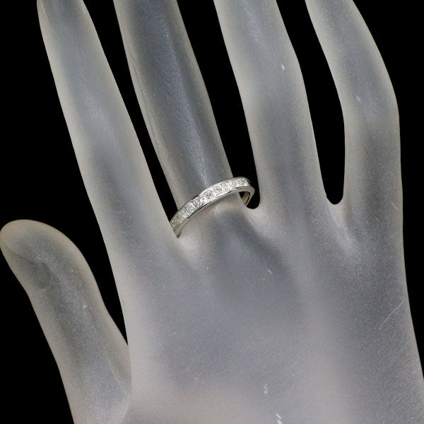 Pt900 プリンセスカット ダイヤモンド リング 0.50ct ハーフエタニティ