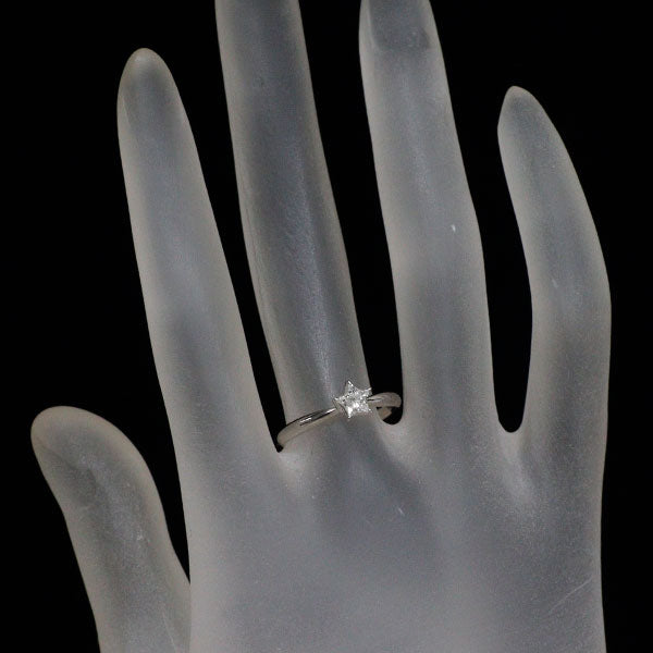 Pt900 スターカット ダイヤモンド リング 0.301ct