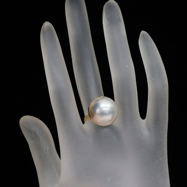 K18YG マベパール リング 径約 15.5mm