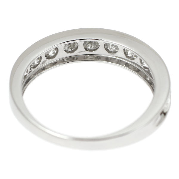 Pt950 ダイヤモンド リング 0.75ct ハーフエタニティ