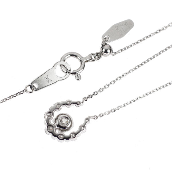Vendome Aoyama Pt950/ Pt850 Diamond Pendant Necklace 0.116ct D0.15ct