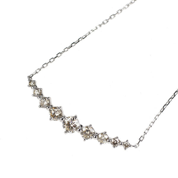 Pt900/ Pt850 ダイヤモンド ペンダントネックレス 0.52ct