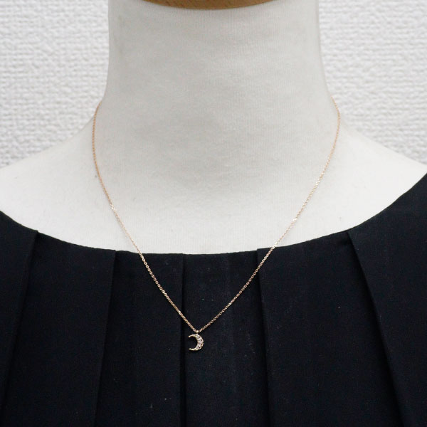 Nojes K10PG Diamond Pendant Necklace Month