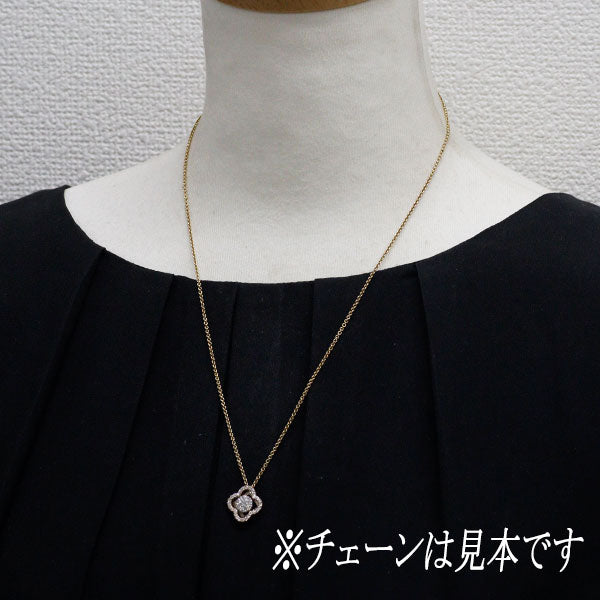 Pt900/K18PG/YG ダイヤモンド ペンダントトップ 0.70ct
