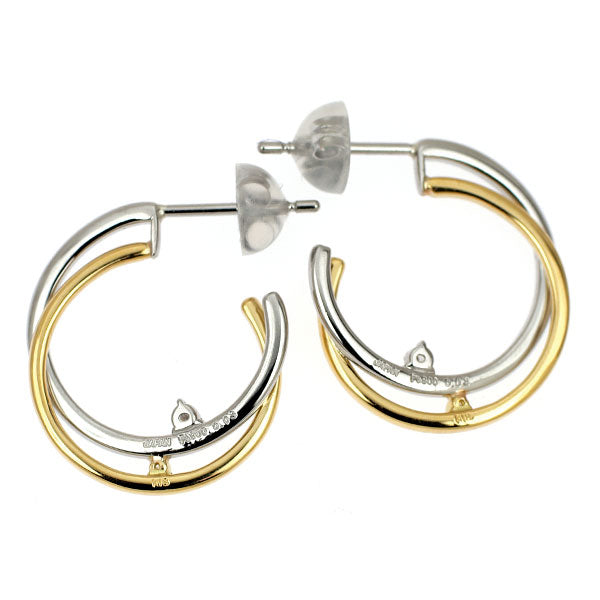 ラッセル Pt900/K18 ダイヤモンド ピアス 0.06ct