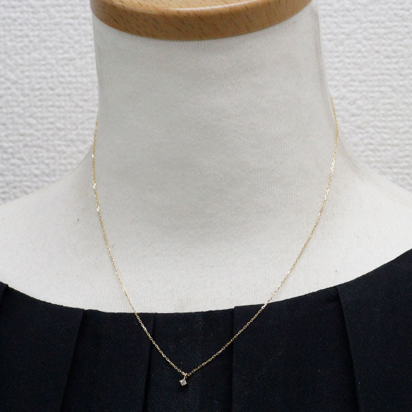 Ete/ete K18YG Diamond Pendant Necklace
