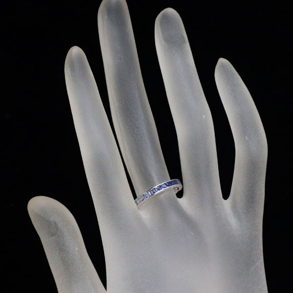 K18WG サファイア リング 1.65ct フルエタニティ