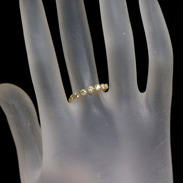 K18YG ダイヤモンド リング 0.30ct