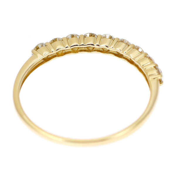 K18YG ダイヤモンド リング 0.27ct