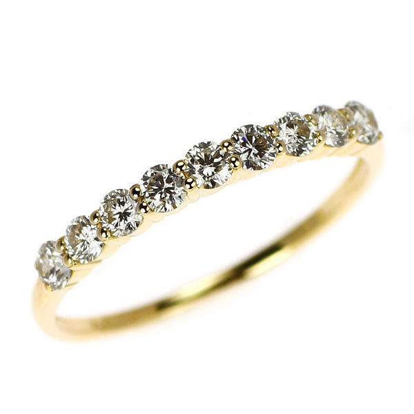 K18YG ダイヤモンド リング 0.27ct