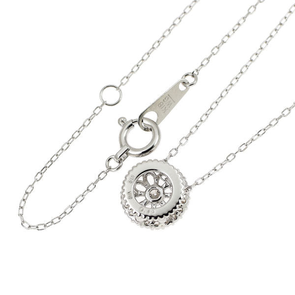 K18WG ダイヤモンド ペンダントネックレス 0.15ct