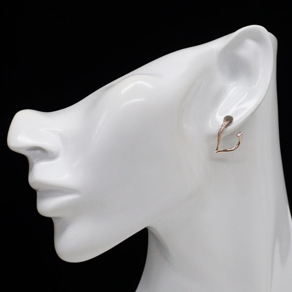 K18PG ダイヤモンド ピアス 0.20ct
