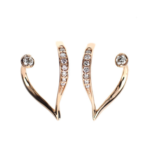 K18PG ダイヤモンド ピアス 0.20ct