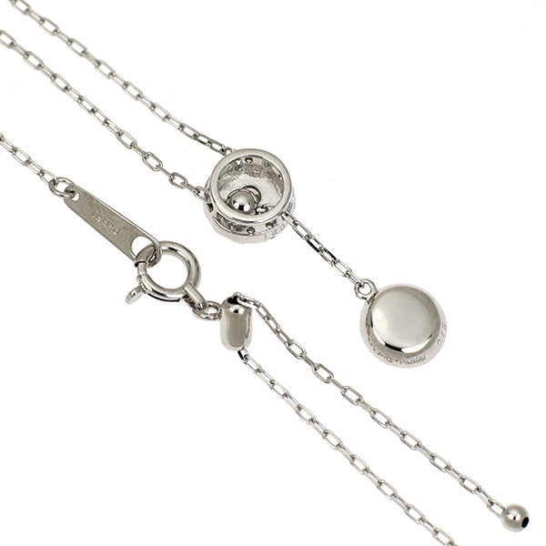 Pt900/ Pt850 ダイヤモンド ペンダントネックレス 0.36ct スライドYデザイン