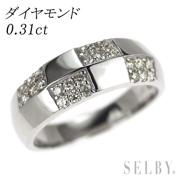 K18WG Diamond Ring 0.31ct