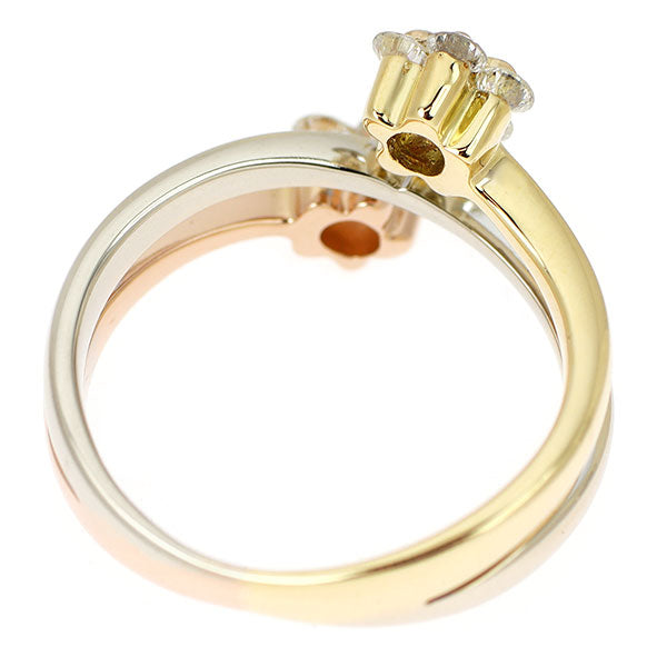 K18YG/WG/PG Diamond Ring 0.50ct Flower