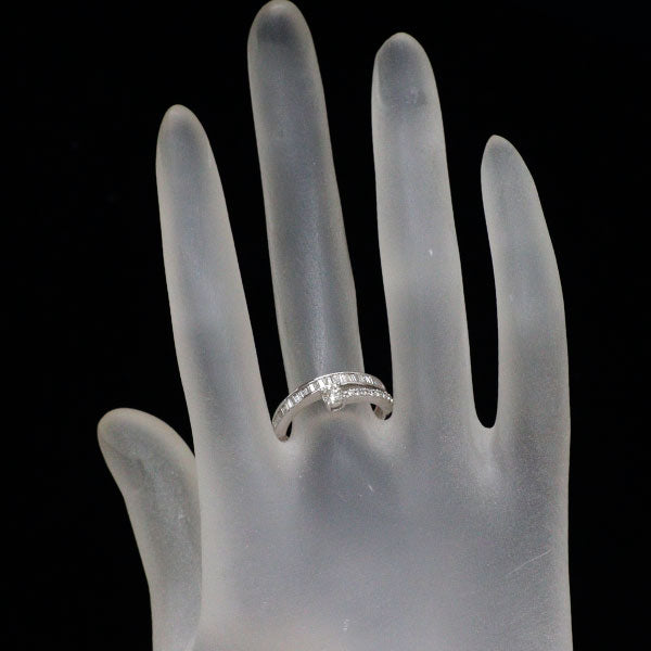 K18WG ダイヤモンド リング 0.16ct D0.25ct
