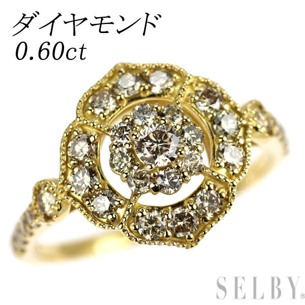 K18YG Diamond Ring 0.60ct