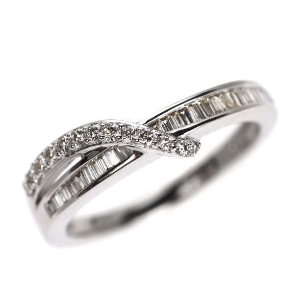 K18WG ダイヤモンド リング 0.30ct