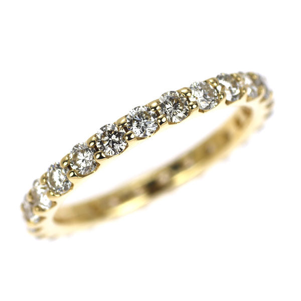 K18YG ダイヤモンド リング 1.43ct フルエタニティ