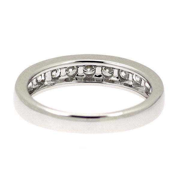 K18WG ダイヤモンド リング 0.50ct ハーフエタニティ