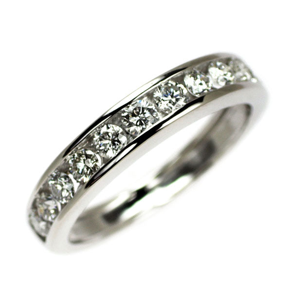 K18WG ダイヤモンド リング 0.50ct ハーフエタニティ