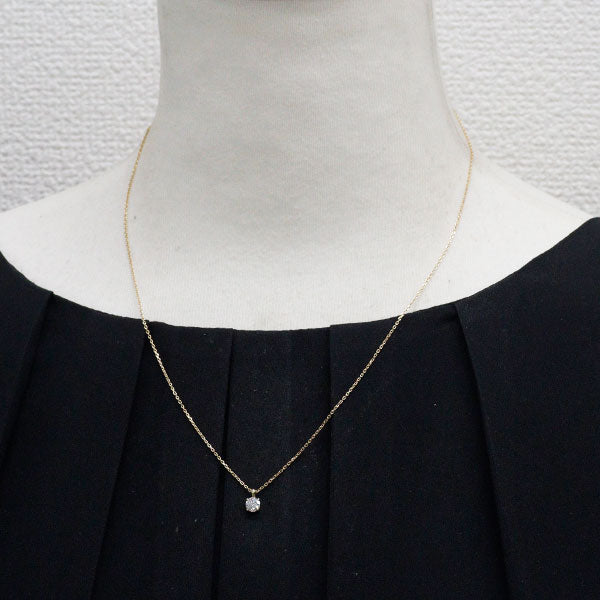 K18YG ダイヤモンド ペンダントネックレス 0.30ct
