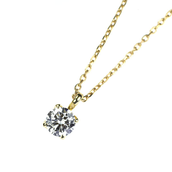 K18YG ダイヤモンド ペンダントネックレス 0.30ct