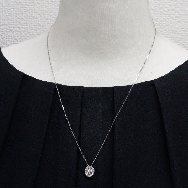 Pt950/ Pt850 ダイヤモンド ペンダントネックレス 0.40ct