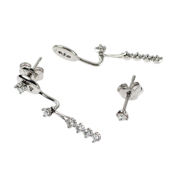 Pt900 ダイヤモンド ピアス 0.30ct 2Way