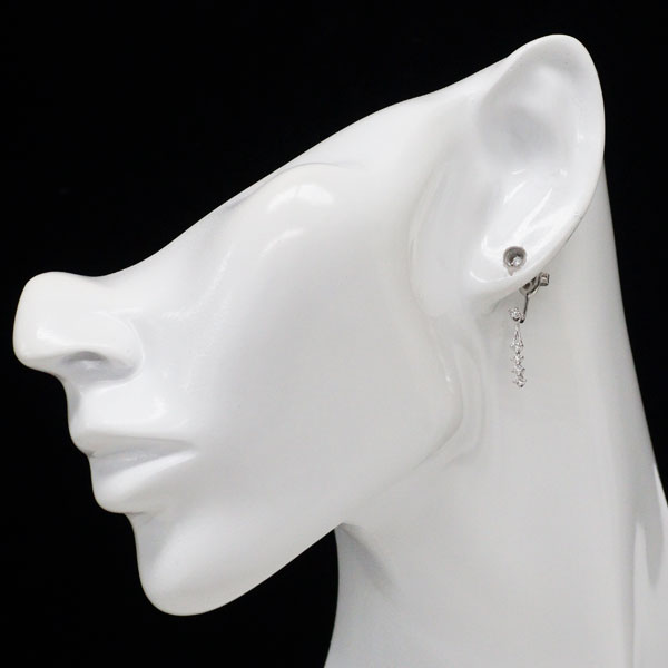 Pt900 ダイヤモンド ピアス 0.30ct 2Way