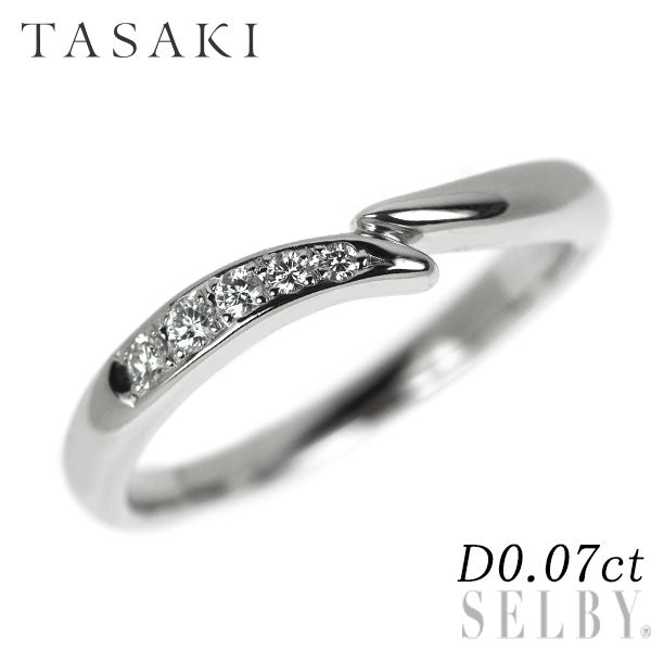 田崎真珠 Pt1000 ダイヤモンド リング 0.07ct