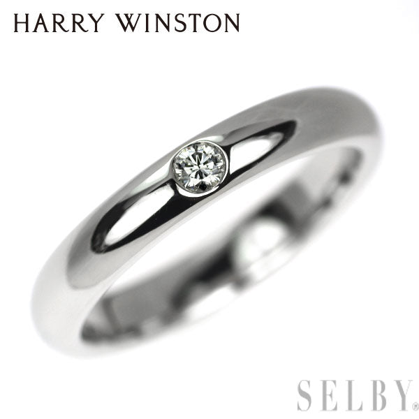 Harry Winston Pt950 Diamond Ring Band