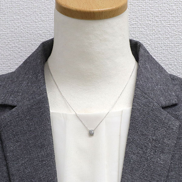 Vendome Aoyama Pt950/ Pt850 Diamond Pendant Necklace 0.27ct Hervé