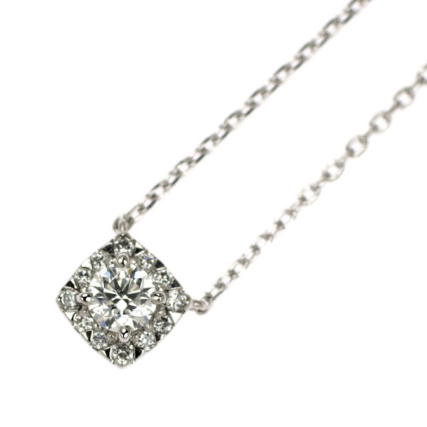 Vendome Aoyama Pt950/ Pt850 Diamond Pendant Necklace 0.27ct Hervé