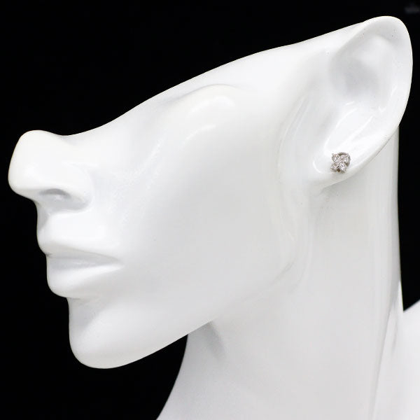 Ponte Vecchio K18WG Diamond Earrings 0.40ct Flower