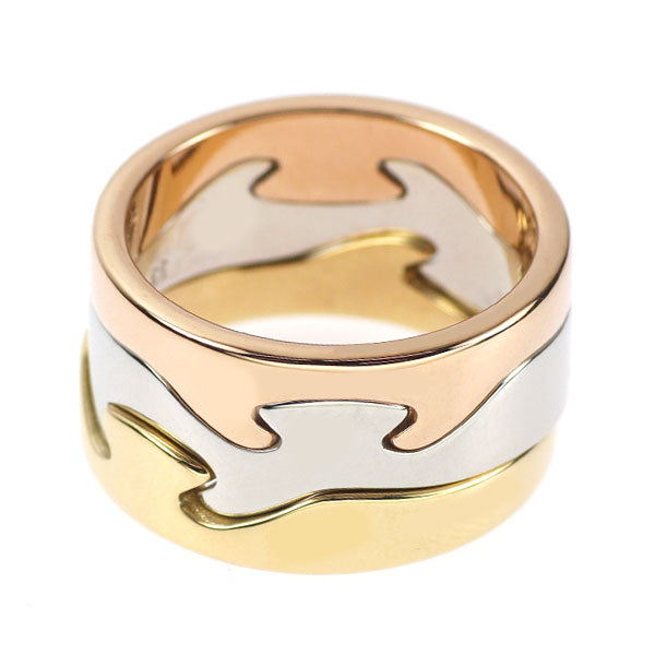 Georg Jensen K18YG/WG/PG Ring Fusion No. 53